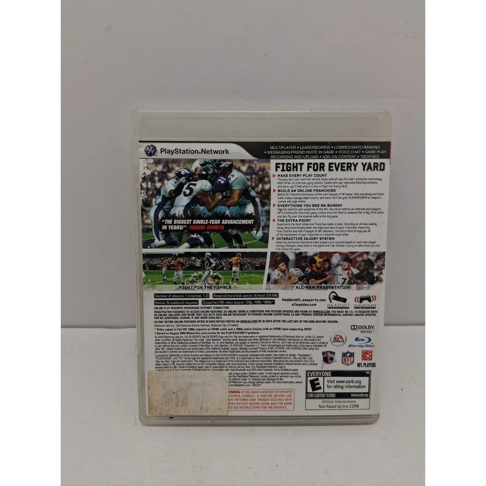 Madden NFL 10 (Sony PlayStation 3, 2009)